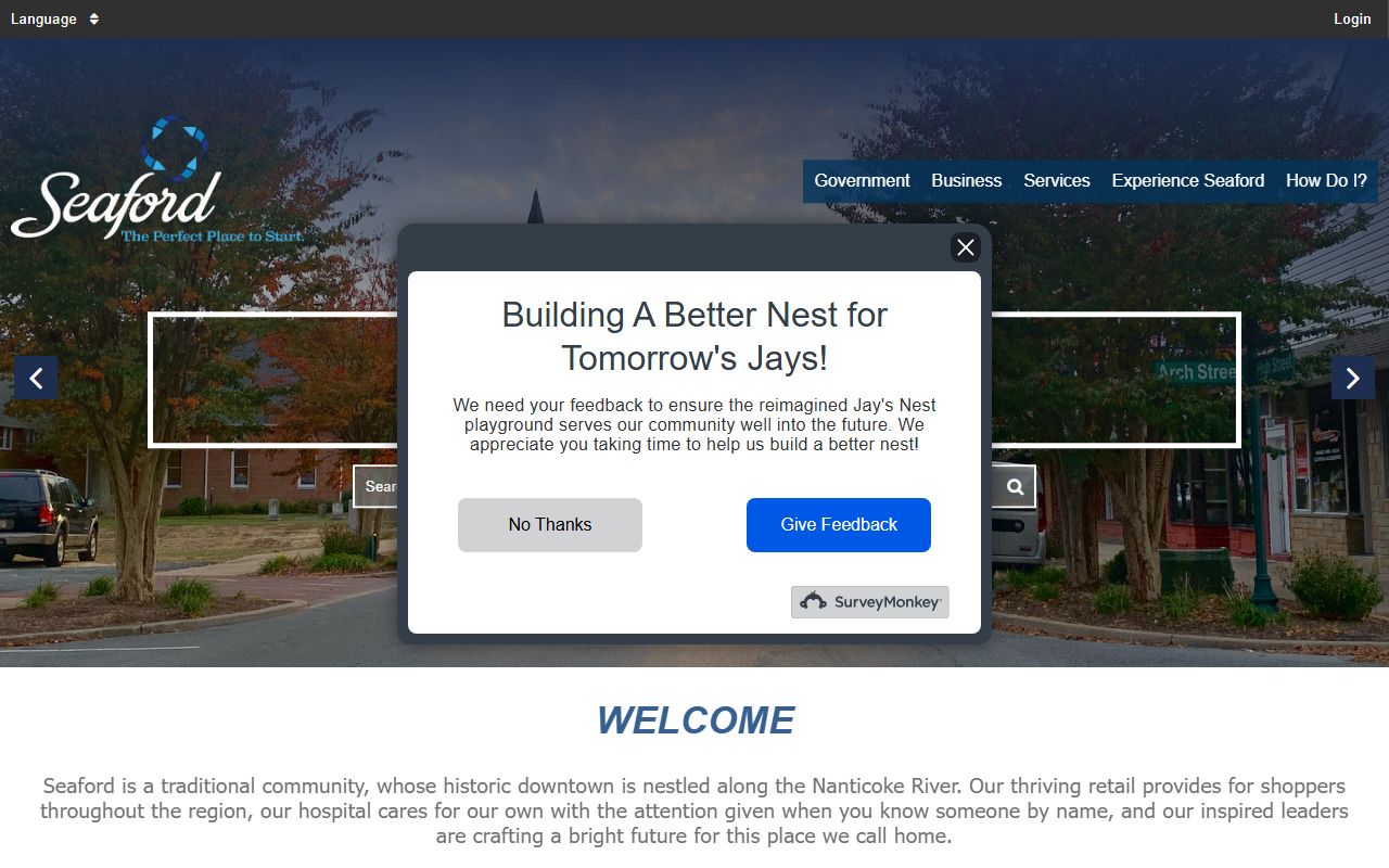 Seaford Delaware city government and marriage license information